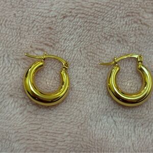 Elegant Gold Hoop Earrings